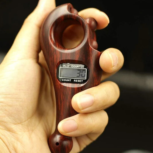 Manual Finger Rotating Digital Tally Counter: 5-Channel, No-Battery, Easy Counting Machine 🔢👍