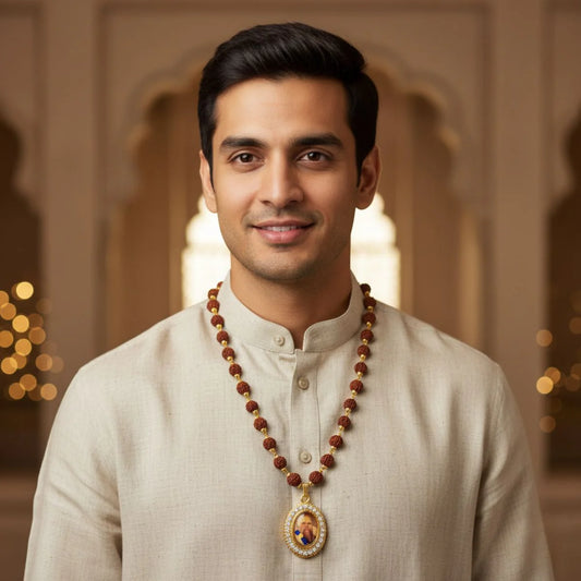 Premanandji Maharaj Energized Rudraksha Mala: For Peace, Protection & Daily Divine Blessings