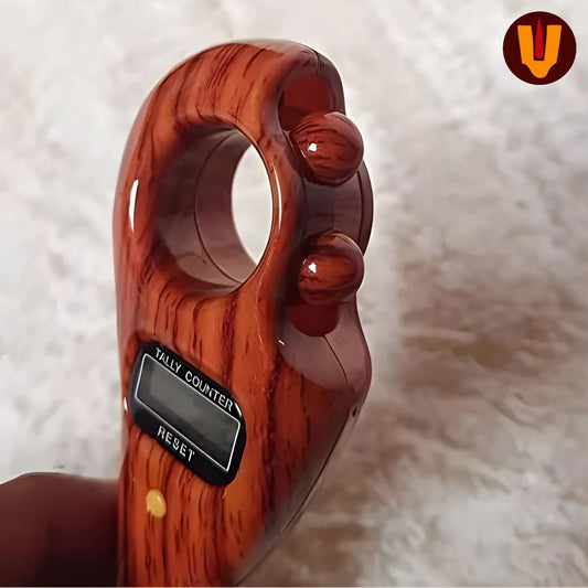 Manual Finger Rotating Digital Tally Counter: 5-Channel, No-Battery, Easy Counting Machine 🔢👍