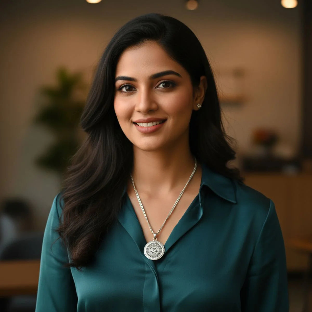 OM Mantra Stainless Steel Pendant: Daily Protection, Peace & Divine Energy