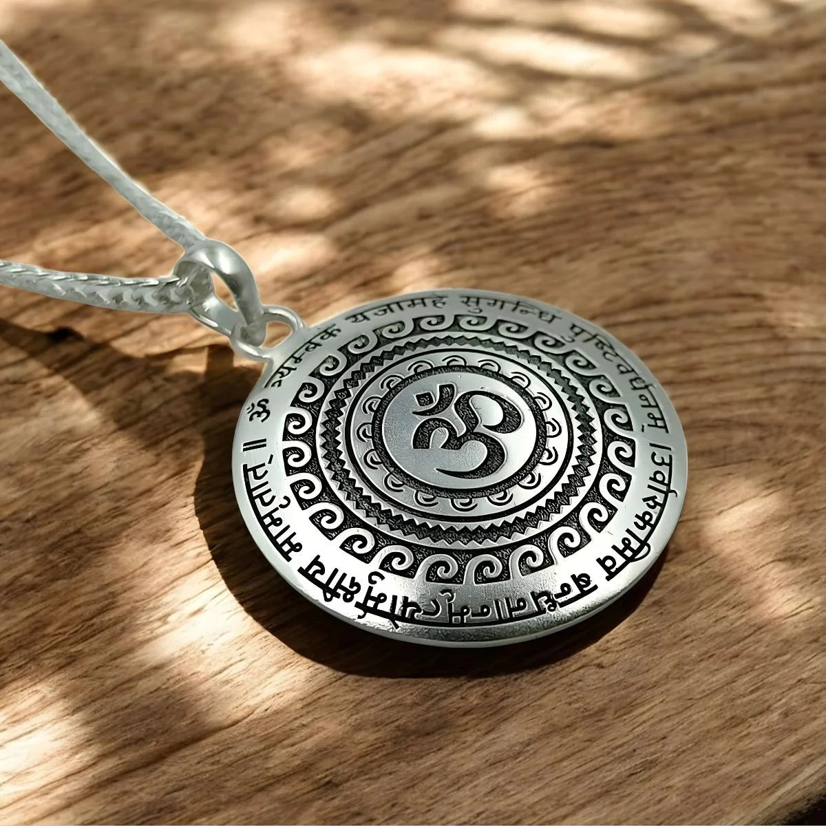 OM Mantra Stainless Steel Pendant: Daily Protection, Peace & Divine Energy