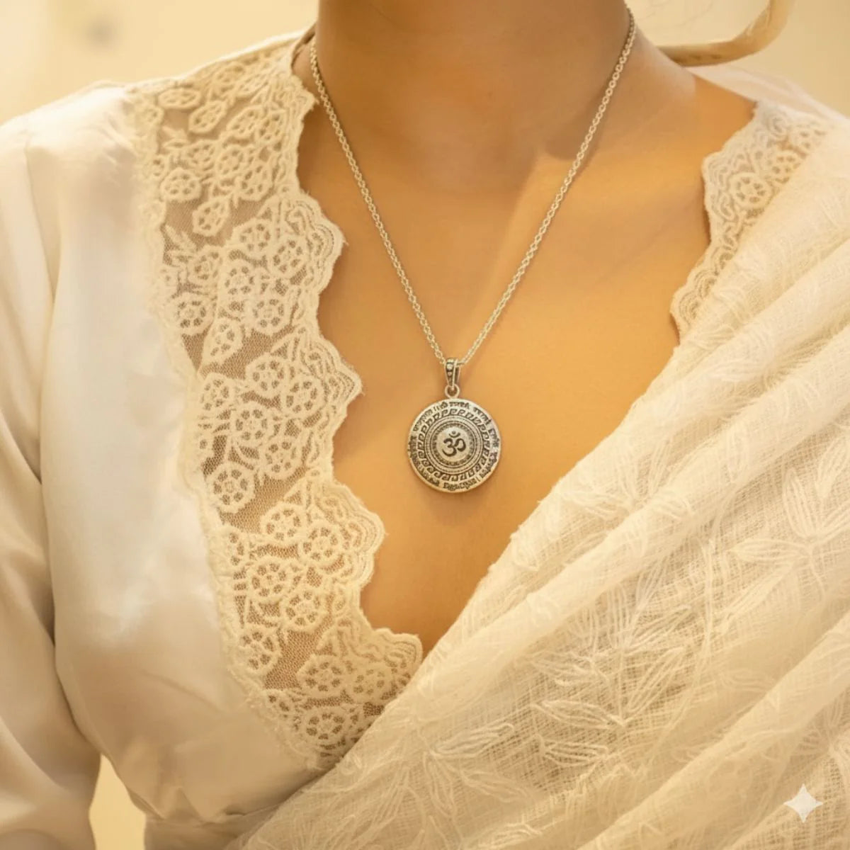 OM Mantra Stainless Steel Pendant: Daily Protection, Peace & Divine Energy