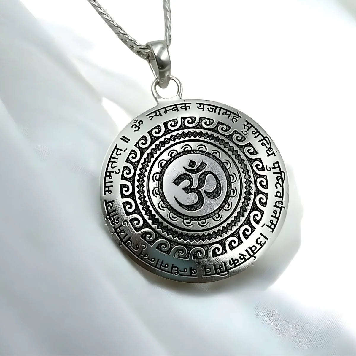OM Mantra Stainless Steel Pendant: Daily Protection, Peace & Divine Energy